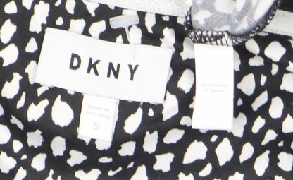 Womens UK Size S DKNY Black Basic Tank