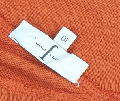 Jasper Conran Women’s Orange Off Shoulder 3/4 Sleeve Tunic Blouse Size 10