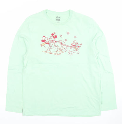 Womens UK Size M Amazon Essentials Green Basic T-Shirt