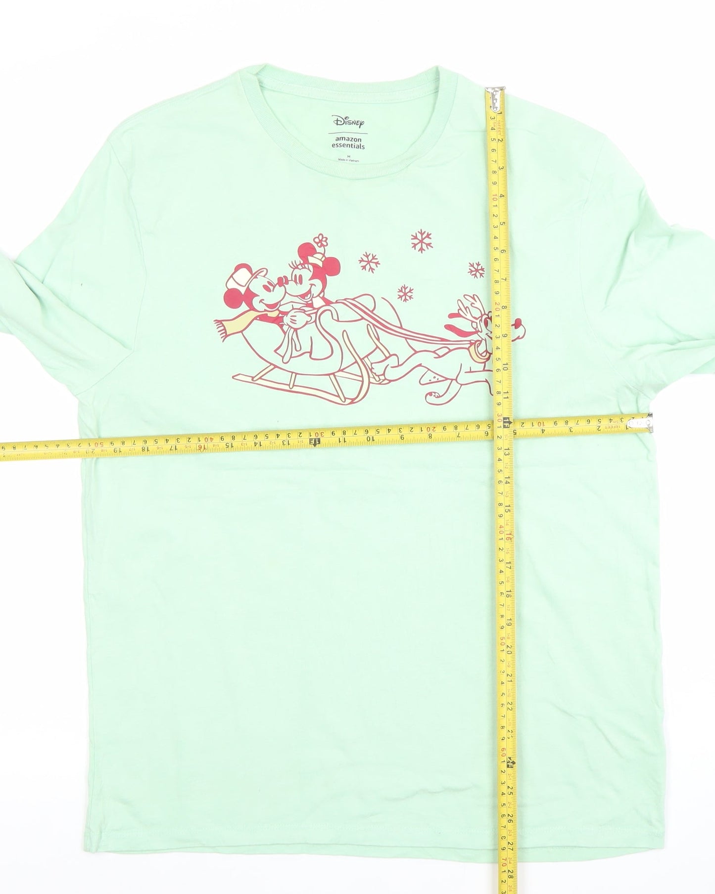 Womens UK Size M Amazon Essentials Green Basic T-Shirt