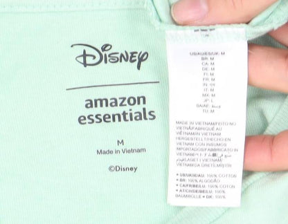 Womens UK Size M Amazon Essentials Green Basic T-Shirt