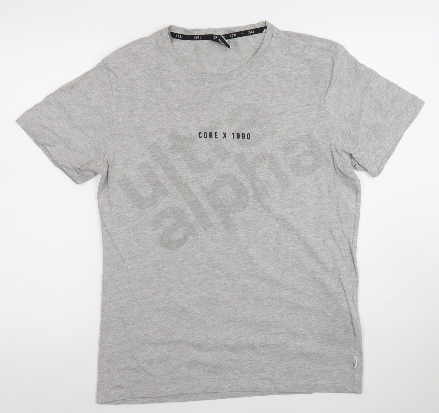 Mens UK Size S JACK & JONES Grey  T-Shirt