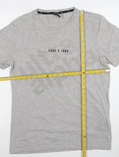Mens UK Size S JACK & JONES Grey  T-Shirt