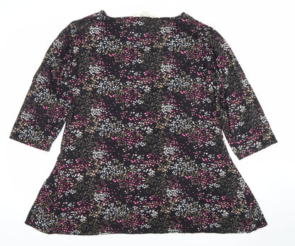 Womens UK Size XL Nougat Multicoloured Tunic Blouse