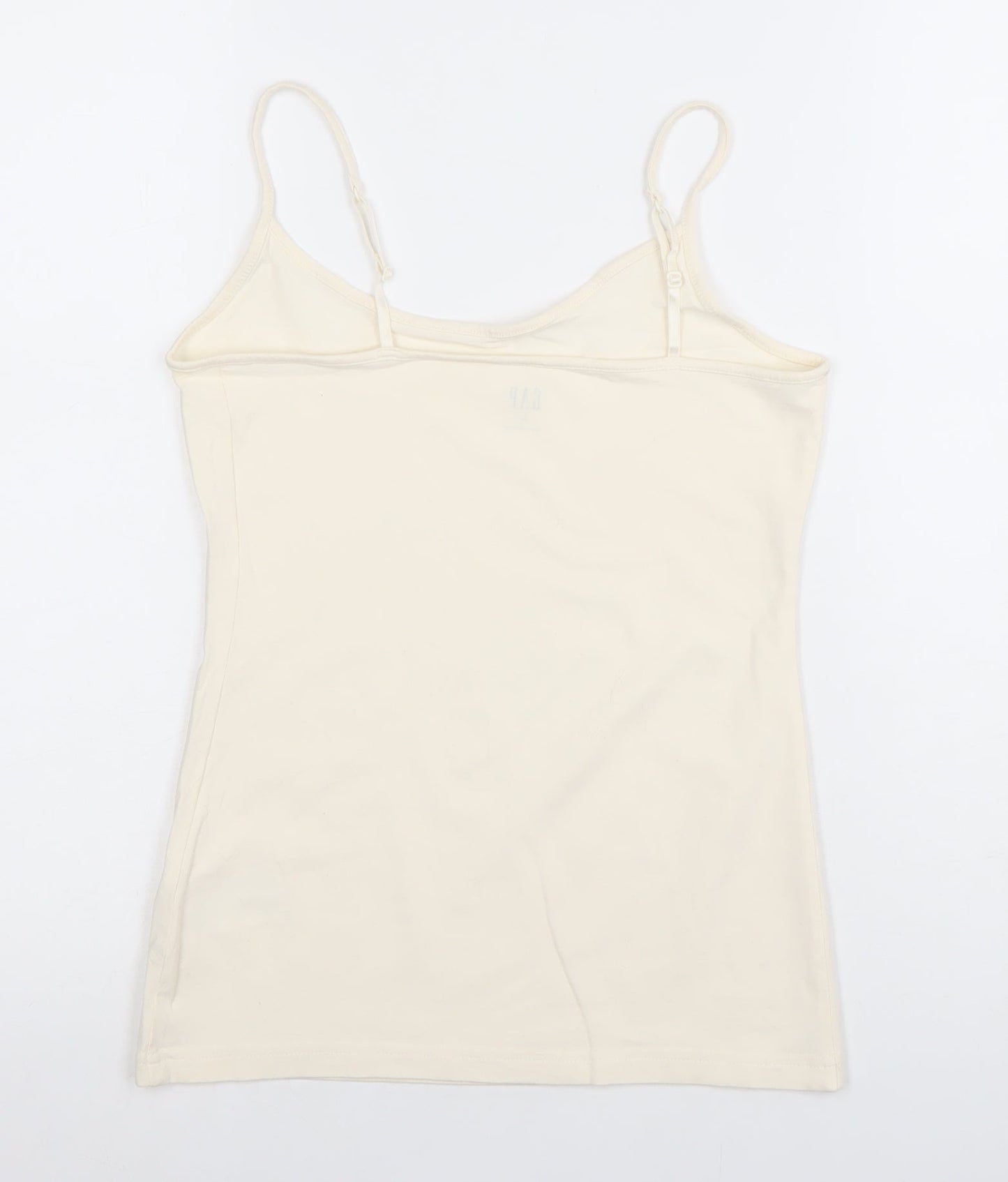 GAP Women Ivory XS Camisole Tank Top Cotton Stretch