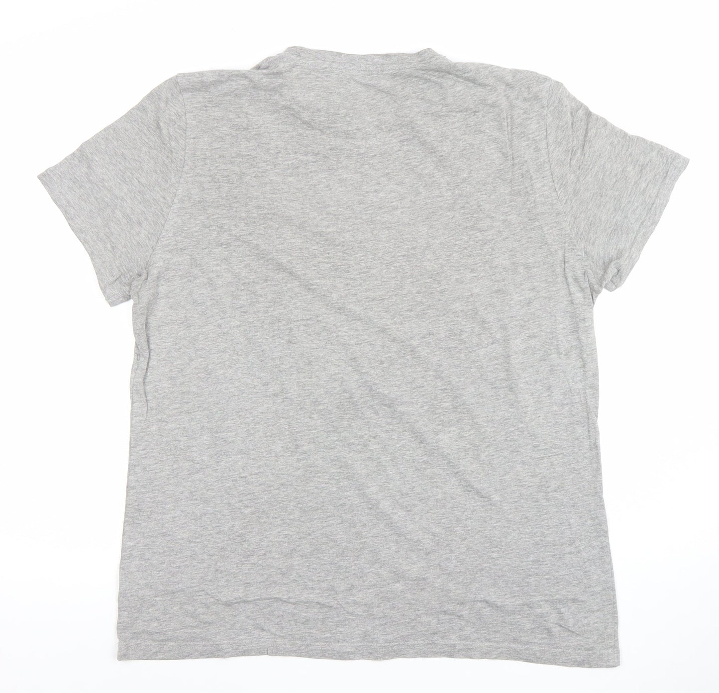 George Men's Grey Medium Pac-Man Graphic T-Shirt Cotton Blend