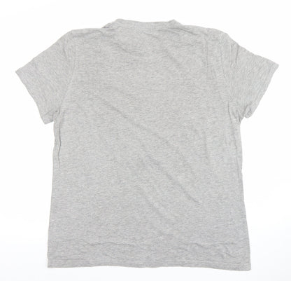 George Men's Grey Medium Pac-Man Graphic T-Shirt Cotton Blend