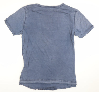 Mens UK Size S Hollister Blue  T-Shirt