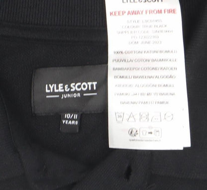 Teens UK Size 10 Lyle & Scott 100% Cotton Polo Shirt