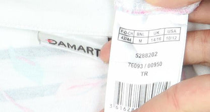 Womens UK Size M Damart Multicoloured Classic Polo