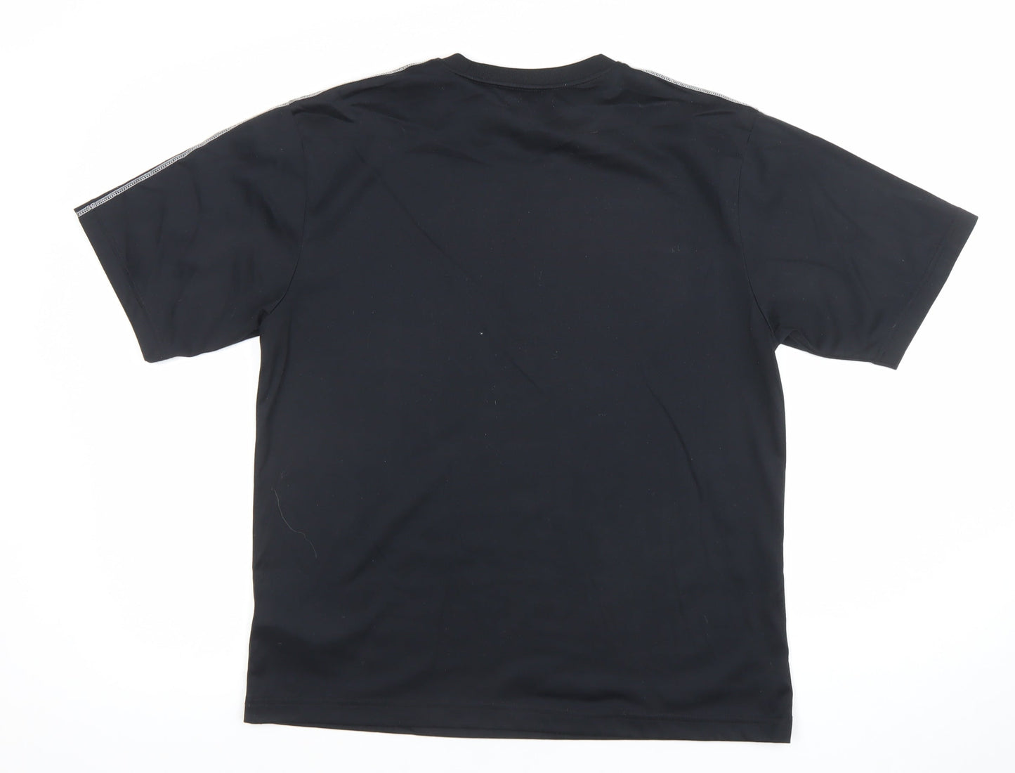 Domyos Men’s Black M Moisture Wicking Gym T-Shirt