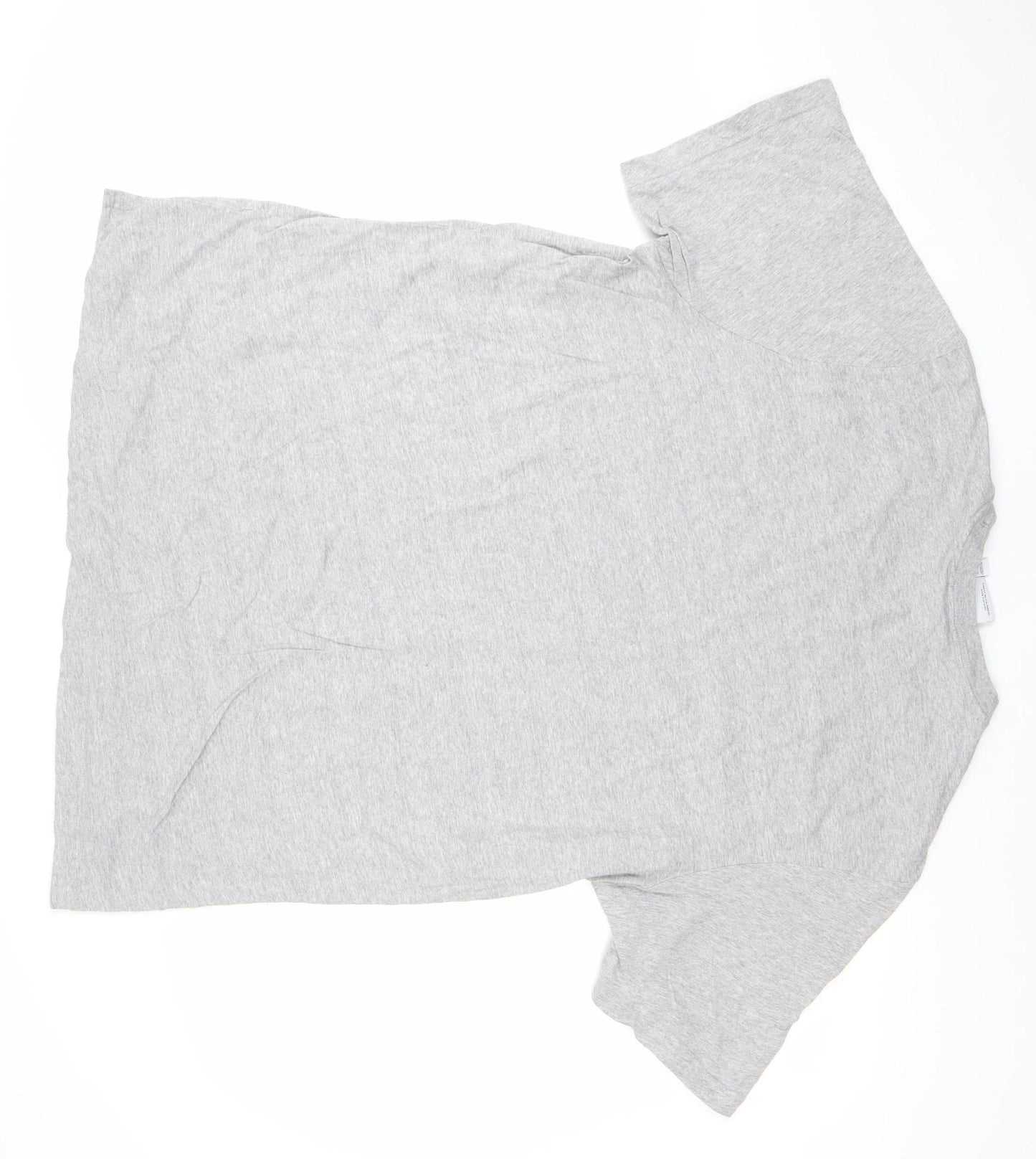 Adidas Men's Grey XL Trefoil Logo Regular Fit Short Sleeve T-Shirt