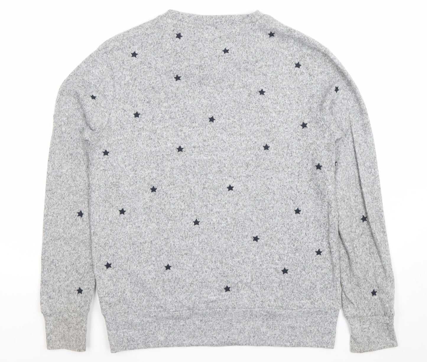 Womens UK Size 8 Mauvette Grey Pullover Jumper