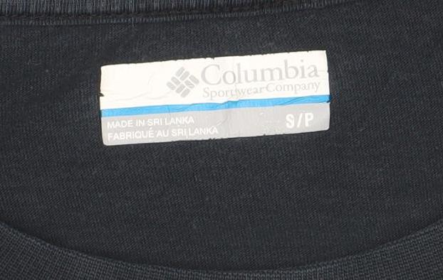 Mens UK Size S Columbia Black  T-Shirt