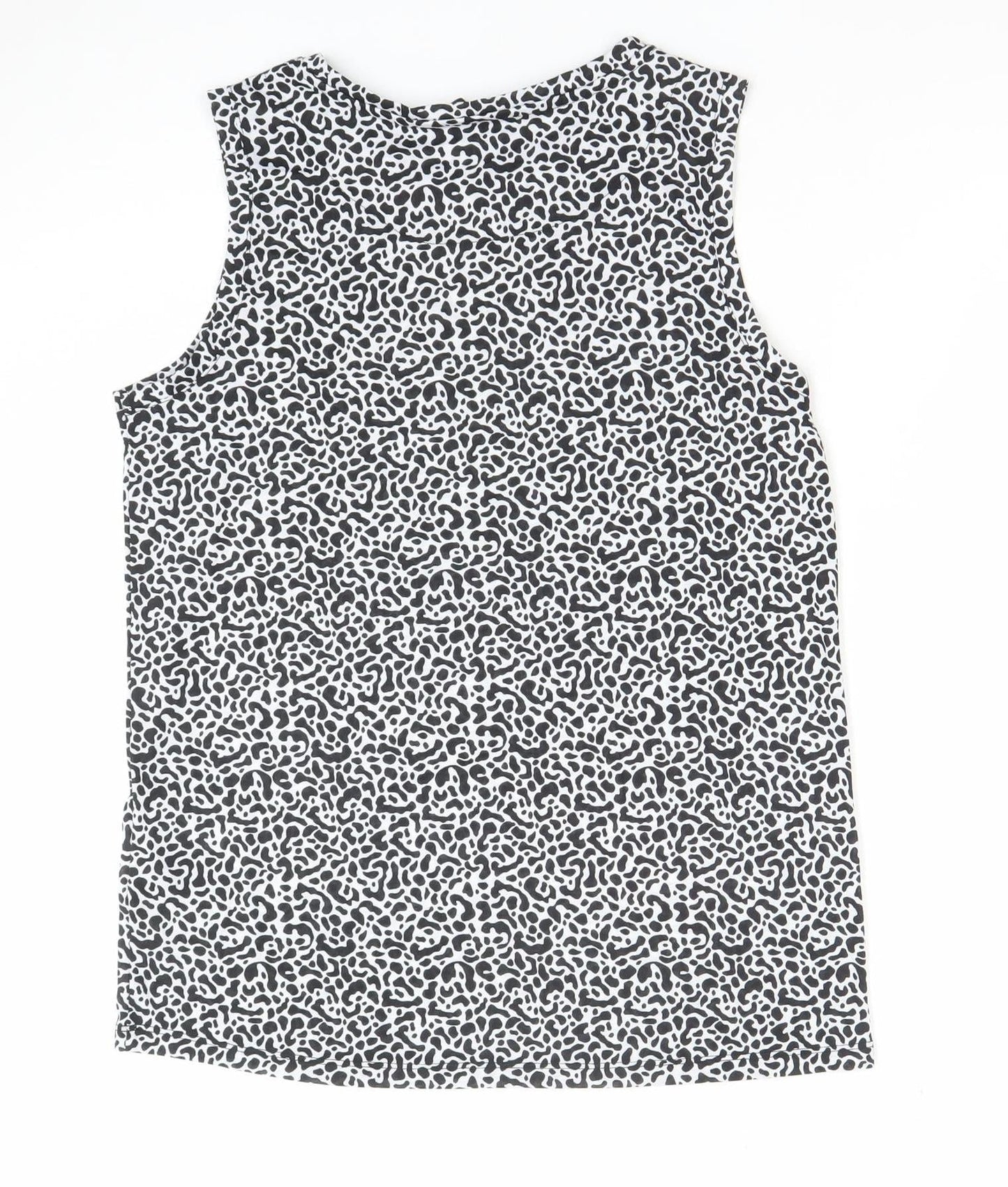 Womens UK Size 8 Marks and Spencer Black Basic Tank