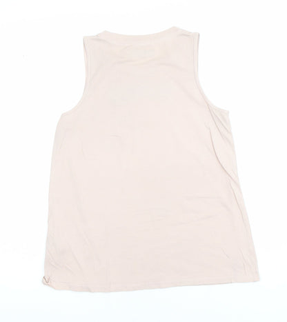 Girls UK Size 13-14 Years abercrombie kids Beige Basic Tank