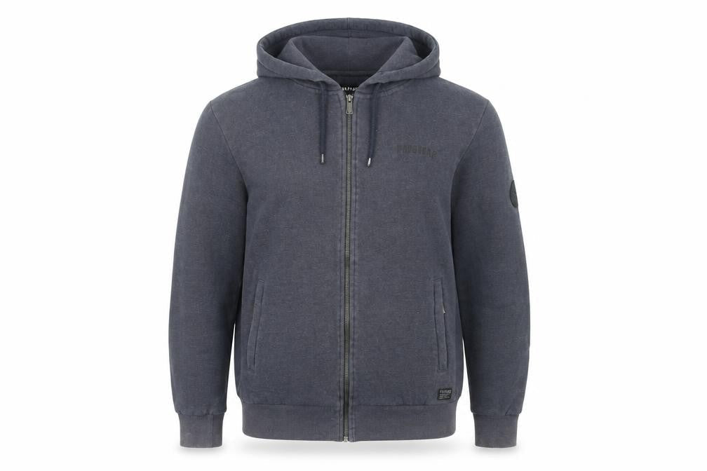 Mens UK Size M Firetrap Blue Full Zip Hoodie