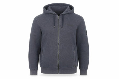 Mens UK Size M Firetrap Blue Full Zip Hoodie