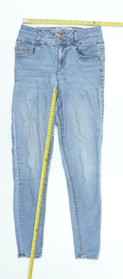 New Look Women Blue Skinny Jeans Size 10 Stretch Denim