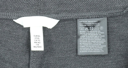 Womens UK Size XL Unknown Regular Fit Cropped Grey Trousers