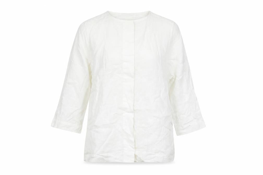 Womens UK Size S Carolyn Donnelly The Edit White Tunic Blouse