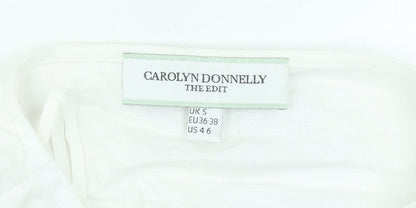 Womens UK Size S Carolyn Donnelly The Edit White Tunic Blouse