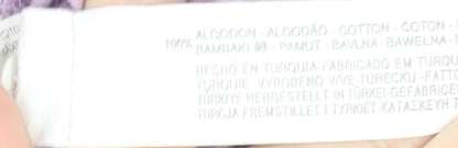 Bershka Women's Purple 100% Cotton Camisole Tank Top Size L