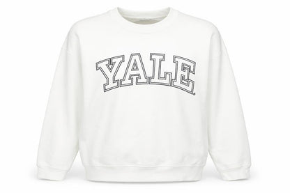 Womens UK Size M Yale University White Pullover Sweatshirt
