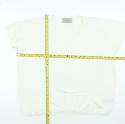 Womens UK Size L Paul Costelloe Ivory Pullover Jumper