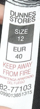 Dunnes Stores Womens Black Size 12 Jegging Slim Fit Stretch Jeans