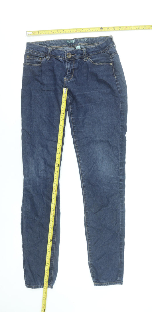 Denim Co Women Blue Size 10 Skinny Mid Rise Stretch Jeans