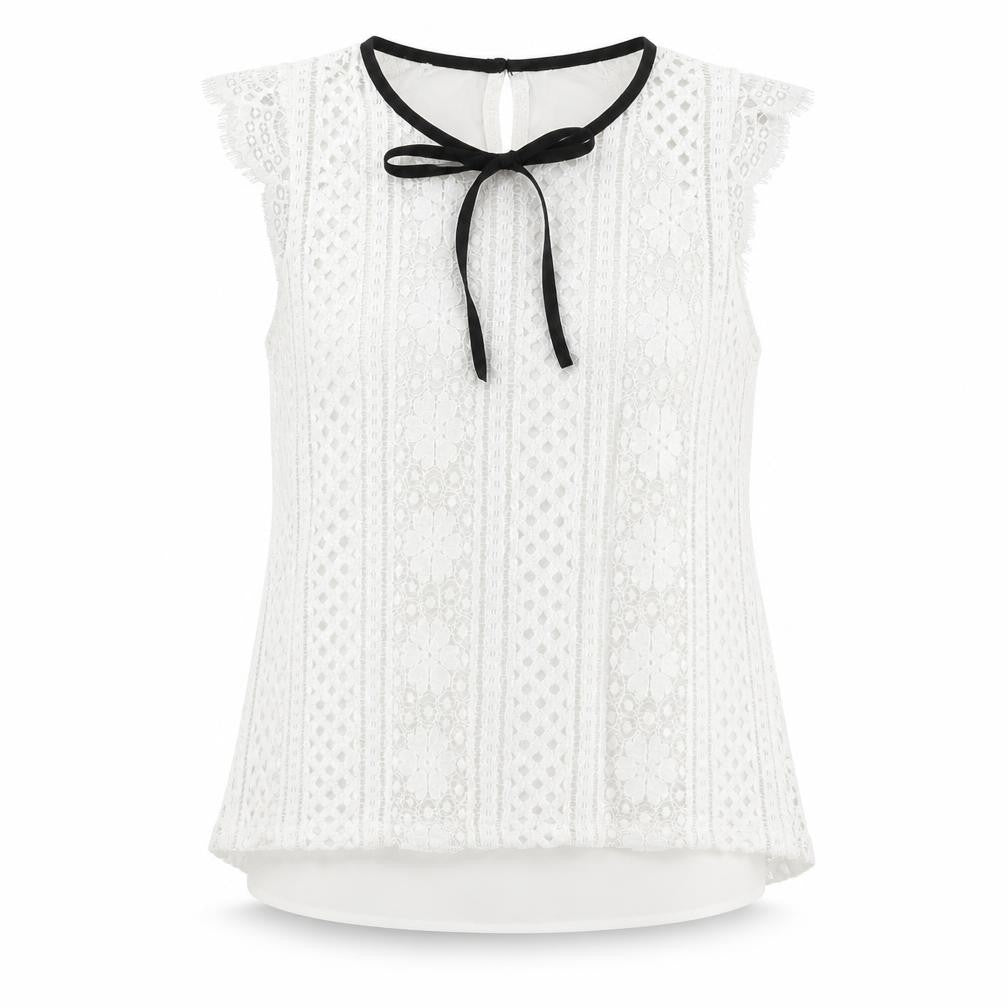 Womens UK Size 14 Dorothy Perkins Ivory Lace Blouse