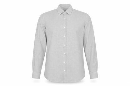 Mens UK Collar Size L Angelo Litrico Smart Grey  Dress Shirt