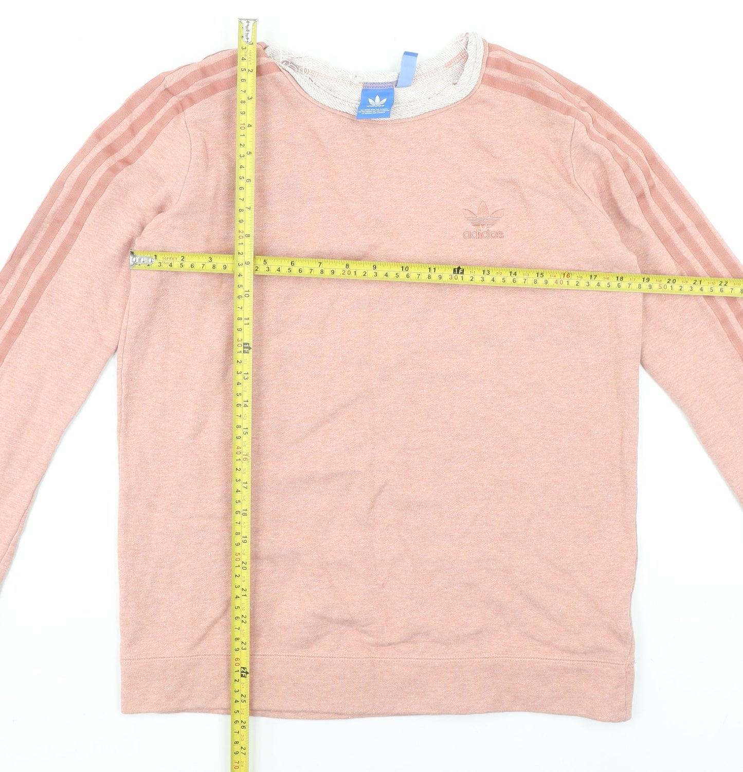Womens UK Size 8 adidas Pink Pullover Sweatshirt