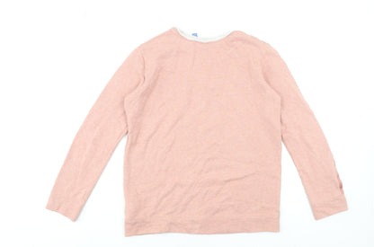 Womens UK Size 8 adidas Pink Pullover Sweatshirt