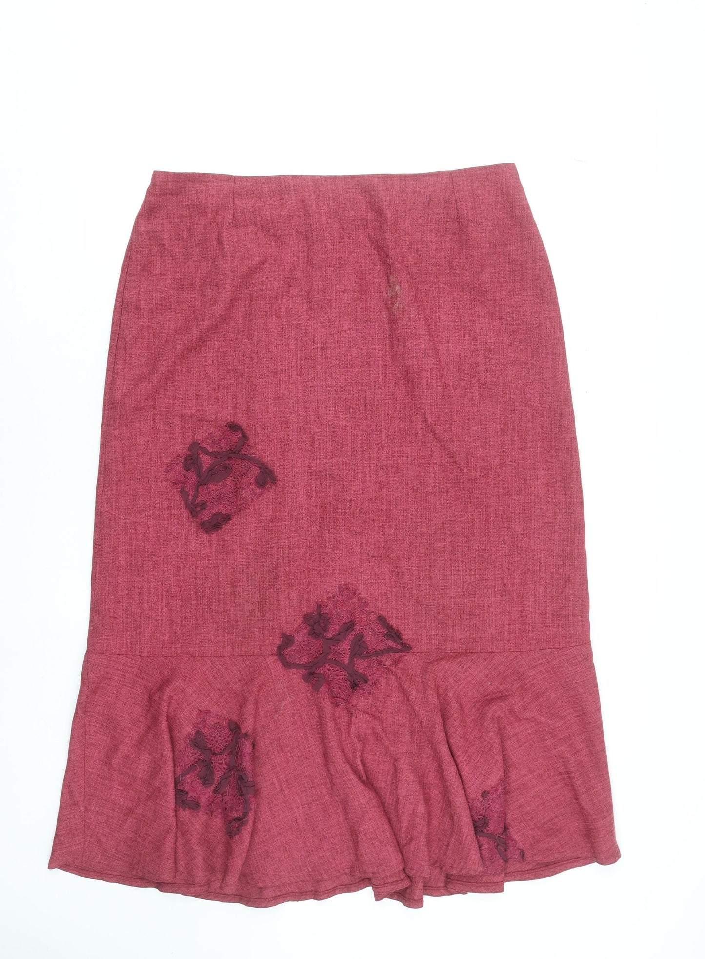 Womens UK Size 18 Ayalon Collection Flare Twill Skirt