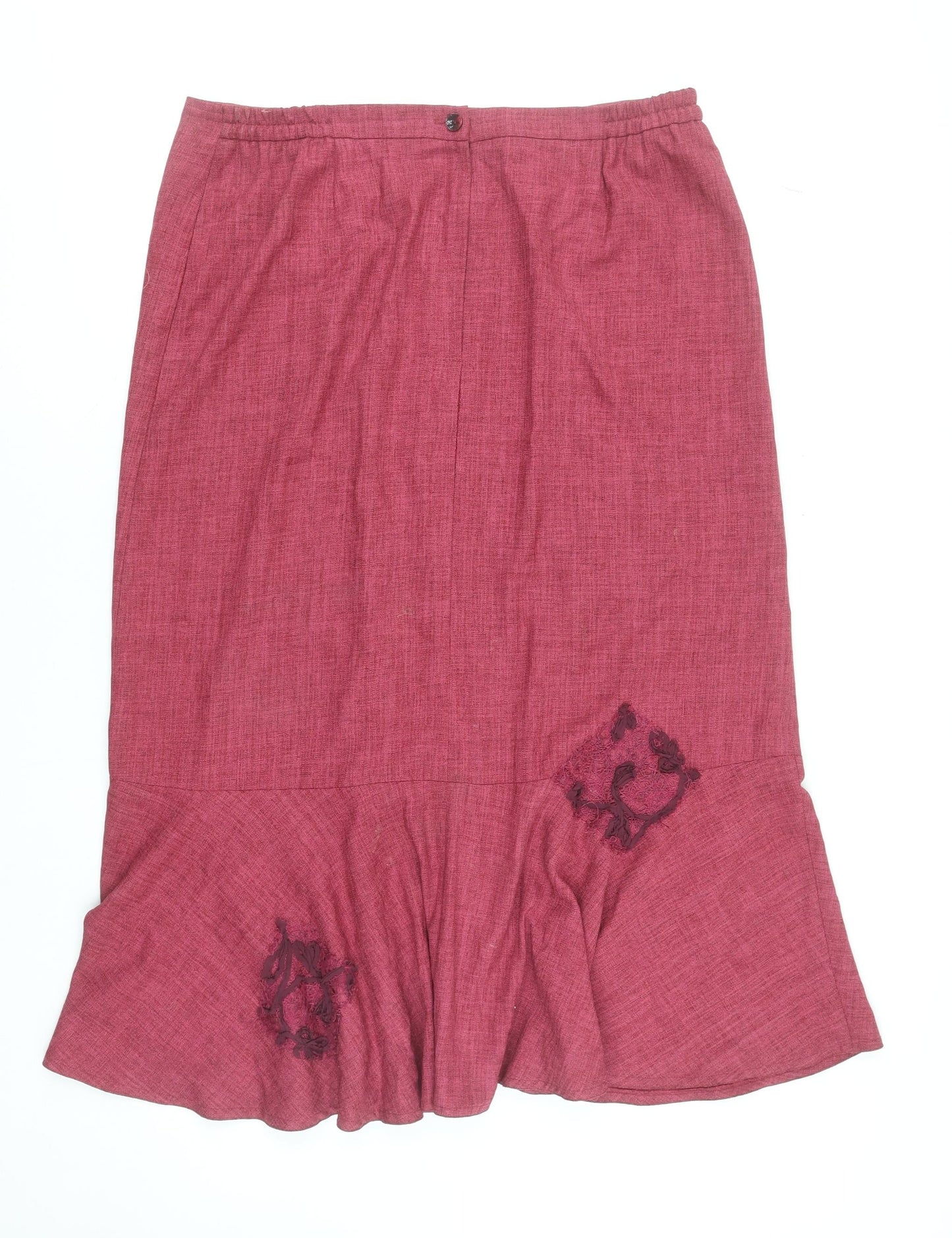 Womens UK Size 18 Ayalon Collection Flare Twill Skirt