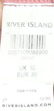 Womens UK Size 10 River Island Kaftan Dress