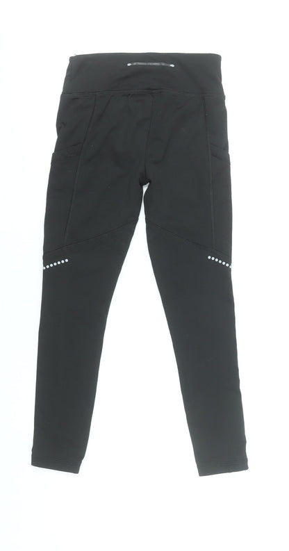 Dunnes Stores Girls Black Activewear Leggings 7-8 Years Stretch Sportswear