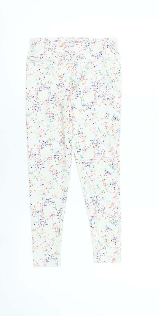 Leigh Tucker Willow Girls Multicoloured 7-8 Years Activewear Leggings