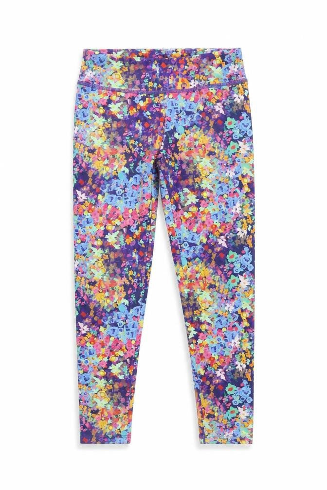 Leigh Tucker Willow Girls Multicoloured Floral Leggings 7-8 Years Slim Fit