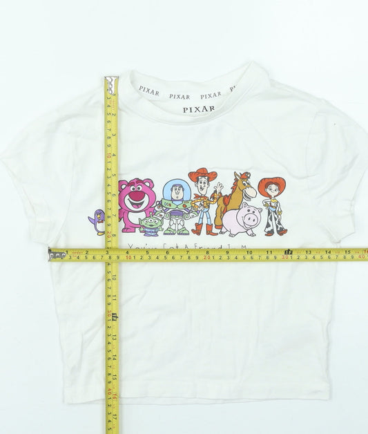 Primark Pixar Women’s White XS Toy Story Print T-Shirt