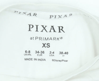 Primark Pixar Women’s White XS Toy Story Print T-Shirt