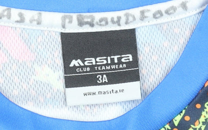 Masita Boys Multicoloured Graphic Sports T-Shirt 3-4 Years Jersey Fit