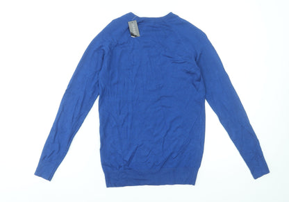 Womens UK Size S Dunnes Stores Blue Pullover Jumper