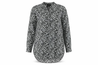Womens UK Size M Lumière Grey Tunic Blouse