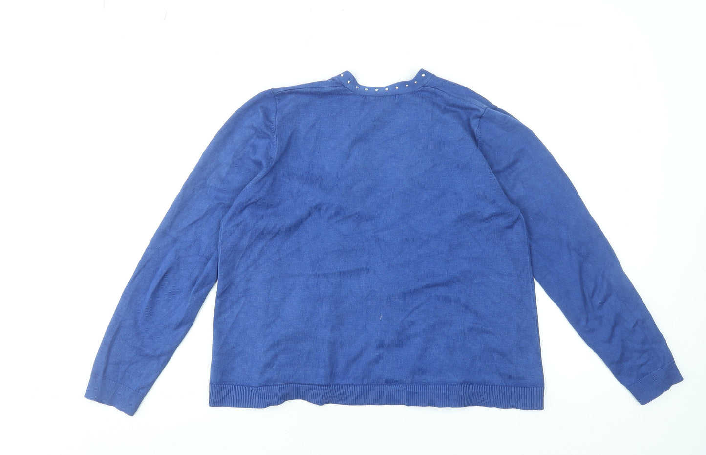 Womens UK Size M 89th + Madison Blue Cardigan Jumper