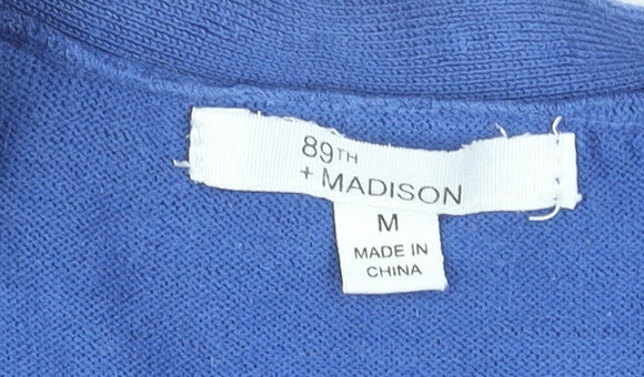 Womens UK Size M 89th + Madison Blue Cardigan Jumper