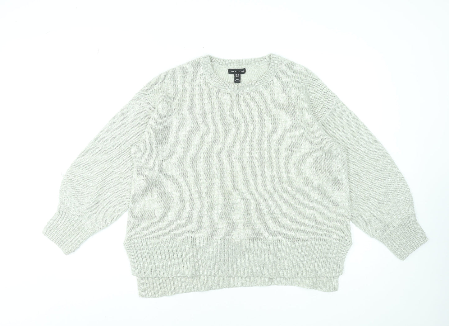 Womens UK Size M New Look Beige Pullover Jumper