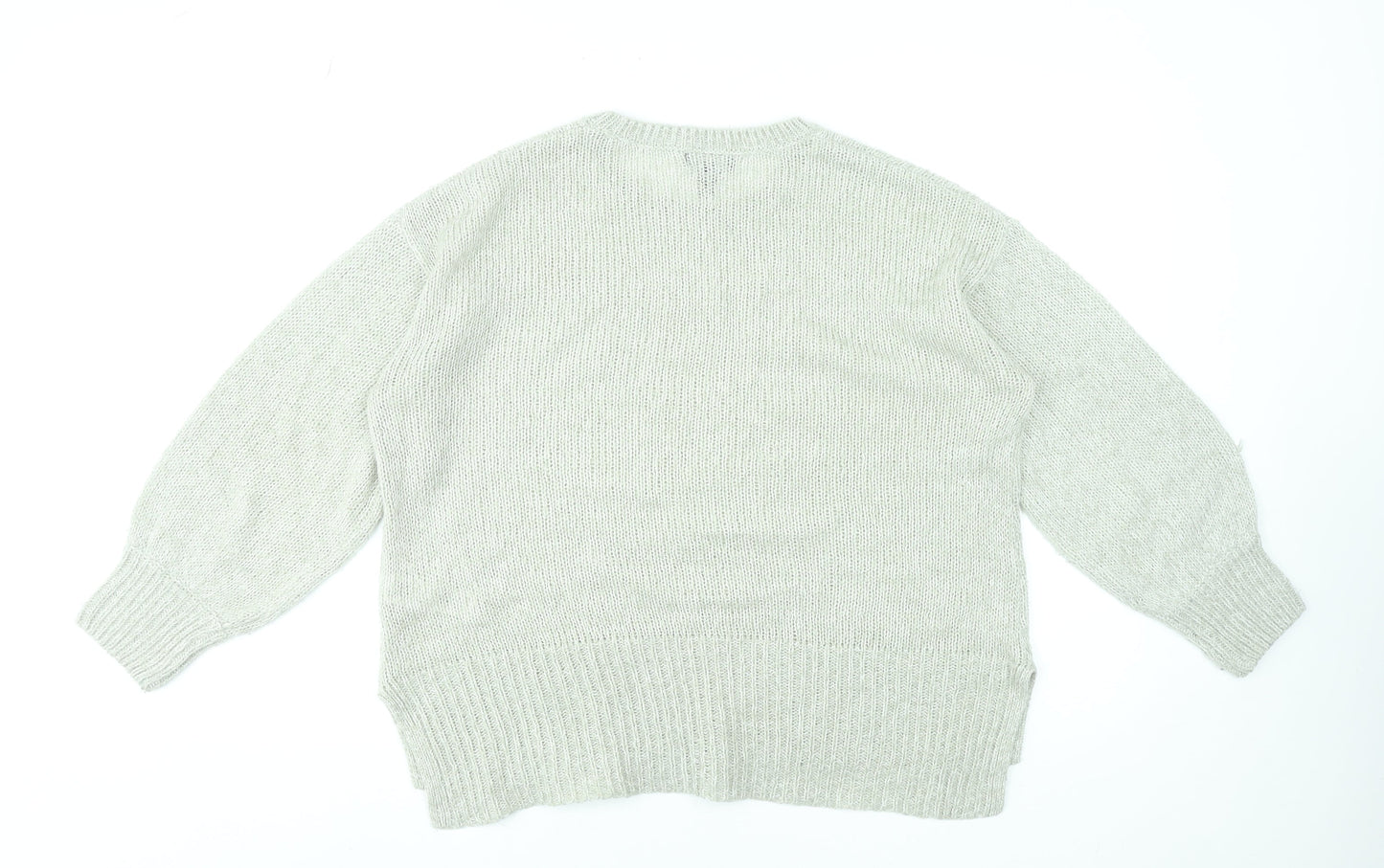 Womens UK Size M New Look Beige Pullover Jumper